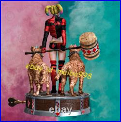 Naked Harley Quinn Hyenas 3D Print Garage Kit Model Kit Unpainted Unassembled GK