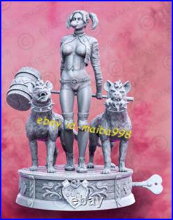 Naked Harley Quinn Hyenas 3D Print Garage Kit Model Kit Unpainted Unassembled GK