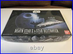 New BANDAI Star Wars 1/2700000 DEATH STAR II & 1/14500 STAR DESTROYER Model Kit