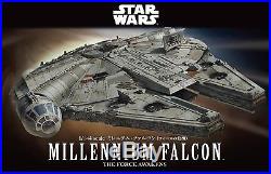 New Bandai 1/144 Millennium Falcon Star Wars Plastic model kit Free P&P
