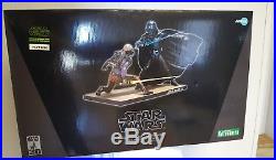 New In Box Star Wars Kotobukiya Luke Skywalker V. S. Darth Vader Artfx Kit