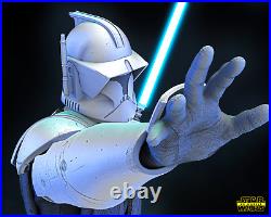 OBI WAN KENOBI Ewan McGregor Bust Star Wars Clone Wars Resin Model Kit