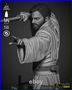 Obi-Wan Kenobi Bust resin scale model kit unpainted 3d print