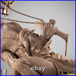 Obi-Wan Kenobi on Boga 3D Printed Diorama, Unpainted Star Wars Model Kit