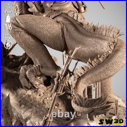 Obi-Wan Kenobi on Boga 3D Printed Diorama, Unpainted Star Wars Model Kit