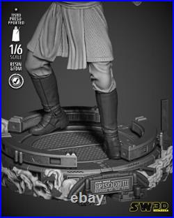 Obi-Wan Kenobi resin scale model kit unpainted 3d print