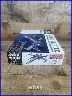 Open Box Fine Molds 1/72 Star Wars X-Wing Fighter Chrome Plated/Limited Edition