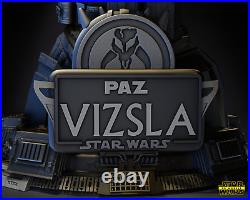 PAZ VIZSLA Bust Star Wars Mandolorian 3D Resin Model Kit