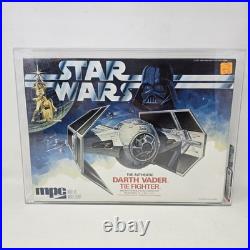 POP 1 GRADED Star Wars MPC Darth Vader Tie Fighter AFA 85 Model Kit Vintage 1977
