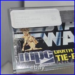 POP 1 GRADED Star Wars MPC Darth Vader Tie Fighter AFA 85 Model Kit Vintage 1977