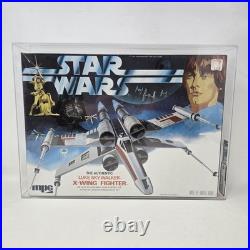 POP 1 Star Wars MPC Luke Skywalker X-Wing Fighter AFA 80+ Model Kit Vintage 1977