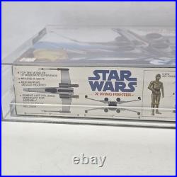 POP 1 Star Wars MPC Luke Skywalker X-Wing Fighter AFA 80+ Model Kit Vintage 1977