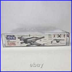 POP 1 Star Wars MPC Luke Skywalker X-Wing Fighter AFA 80+ Model Kit Vintage 1977