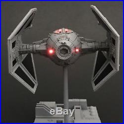 PRO BUILT Empire Imperial Tie Interceptor withFULL LIGHTING Prop Replica Star Wars