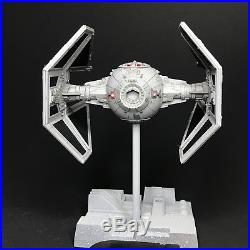 PRO BUILT Empire Imperial Tie Interceptor withFULL LIGHTING Prop Replica Star Wars
