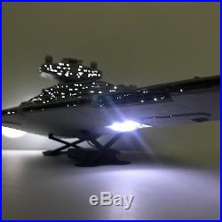 PRO BUILT HUGE Imperial Star Destroyer WithFULL LIGHTING Prop Replica Star Wars