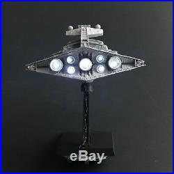 PRO BUILT Mini Imperial Star Destroyer With FULL LIGHTING Prop Replica Star Wars