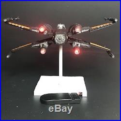 PRO BUILT Poes X Wing Fighter Prop Replica With FULL LIGHTING