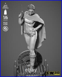 Padme Amidala 3D Printed Figure, Star Wars Queen Collectible Statue, Unpainted