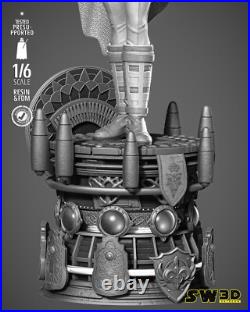 Padme Amidala 3D Printed Figure, Star Wars Queen Collectible Statue, Unpainted