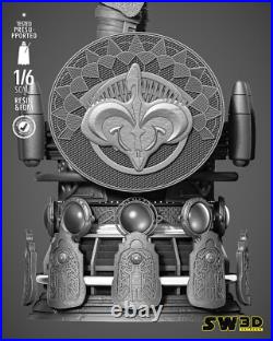 Padme Amidala 3D Printed Figure, Star Wars Queen Collectible Statue, Unpainted