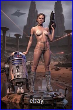 Padme Amidala Ivory Senator NSFW Sculpture300mm/Unassembled/Unpainted/3Dprint