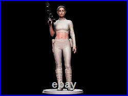 Padme Amidala Star Wars 3D Printed 12K Figure Statue Resin Model Kit Unassembled