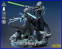 Plo Koon and Kit Fisto DIORAMA (320mm)/3D Printed/Unpainted/Unassembled/GK/SW3D