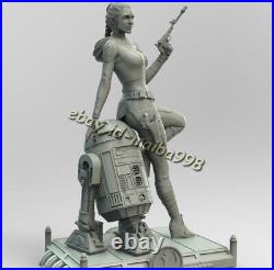 Princess Leia 3D Print Garage Kit Figure Model Kit Unpainted Unassembled GK