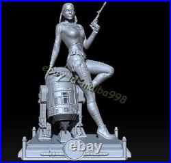 Princess Leia 3D Print Garage Kit Figure Model Kit Unpainted Unassembled GK