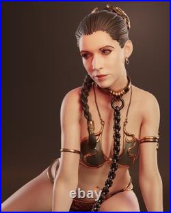 Princess Leia Sculpture (300mm)/Unpainted/Unassembled/GK/3D Print Princess Leia Sculpture (300mm)/Unpainted/Unassembled/GK/3D Print