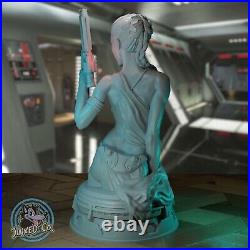 Princess Leia Slave Bust 8.6 Figure Custom Resin Model Kit DIY Paint Statue