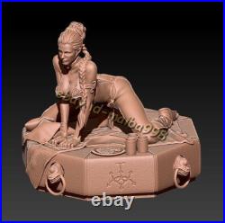 Princess Leia on Jabba slave 3D Print Garage Kit Model Kit Unpainted Unassembled