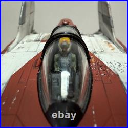 Pro Built Bandai 1/72 A-Wing Star Wars Model Kit Custom Painted & Weathered
