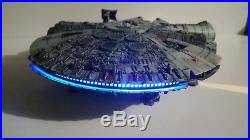 Professionally built 1/144 Lighted Bandai Millennium Falcon Star Wars the Force