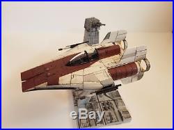 Professionally built 1/72 Bandai A-Wing fighter Star Wars