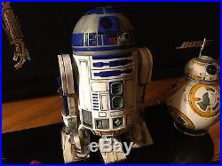 Professionally built Bandai R2-D2, BB8, and C3PO 1/12 scale Star Wars