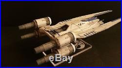 Professionally built Star Wars Rogue One U-Wing fighter with custom acrylic base