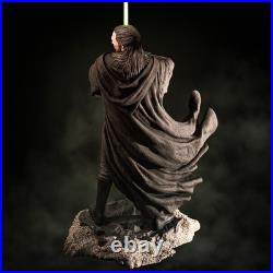 Qui-Gon Jinn Star Wars 3D Printed Figure, Unpainted Jedi Master Model Kit