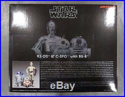 R2-D2 & C-3PO BB-8 Kotobukiya STAR WARS ARTFx 1/10 Scale Pre-Painted Model Kit