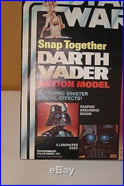 Rare 1978 Star Wars Vintage Darth Vader Action Model Snap Together