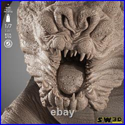 Rancor 3D Printed Figure, Star Wars Monster Statue, Unpainted