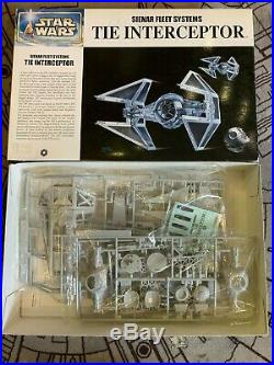 Rare Star Wars FineMolds 1/72 X-Wing TIE Fighter & TIE Interceptor Model Kit