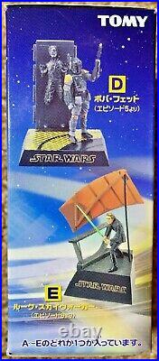 Rare Star Wars Japanese Tomy Diorama Toy Model Kits. 10Pack, Unopened