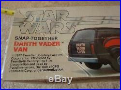 Rare! Vintage 1977 MPC Star Wars Darth Vader Van model kit. Snap set, sealed