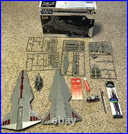 Revell Star Wars Republic Star Destroyer Model Kit 85-6445 Open box with Extras