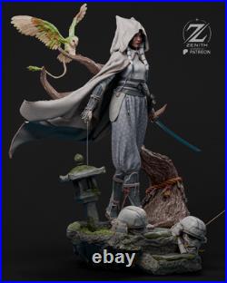 SAMURAI Ahsoka Star Wars 3D Printed Figure, Unpainted Jedi Padawan Model Kit