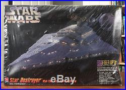 SEALED Star Wars STAR DESTROYER with FIBER OPTIC Lighting, AMT/ERTL Kit #8782