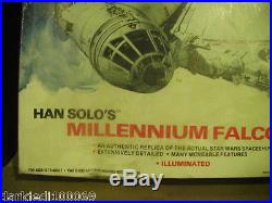 STAR WARS 1979 Han Solo's Millennium Falcon Illuminated Model MPC