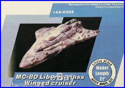 STAR WARS 1/2256 MC-80 Calamari Cruiser GR-75 Millennium Falcon resin model kit